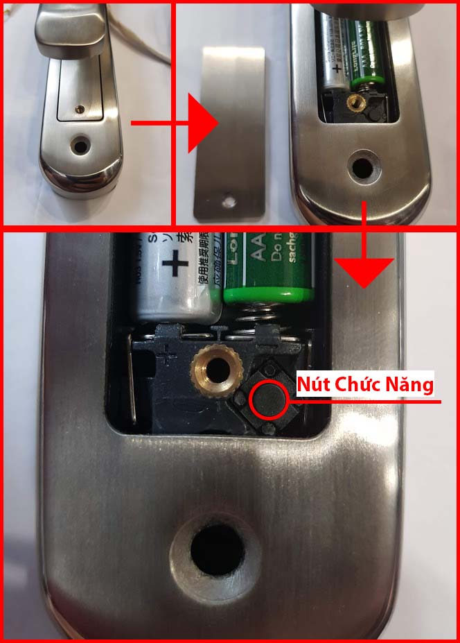 Ổ khóa vân tay | Ổ khóa số | Ổ khóa từ Natter Smart Lock kèm theo hướng dẫn cài đặt.