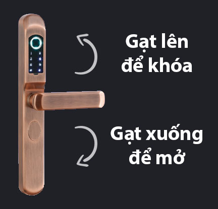 Ổ khóa vân tay | Ổ khóa số | Ổ khóa từ Natter Smart Lock kèm theo hướng dẫn cài đặt.